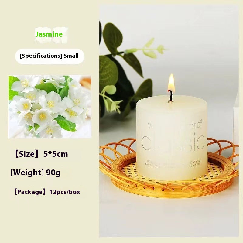 Cylindrical Color Aromatherapy Candle