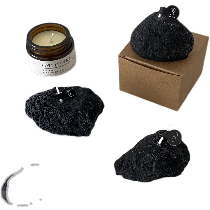 Meteorite Stone Candle Fragrance Creative Diy