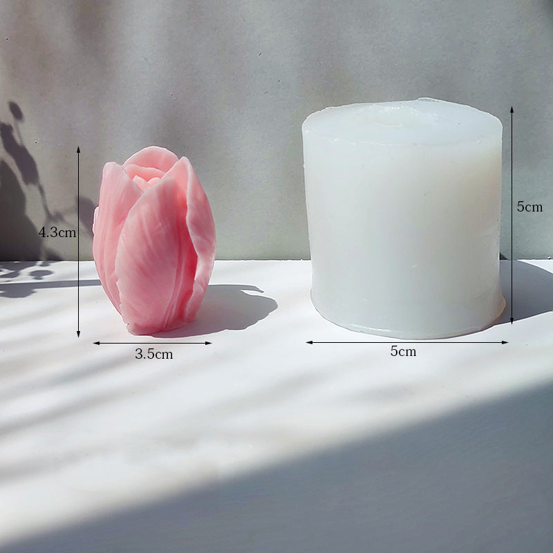 Handmade Tulip Flower Candle Mold