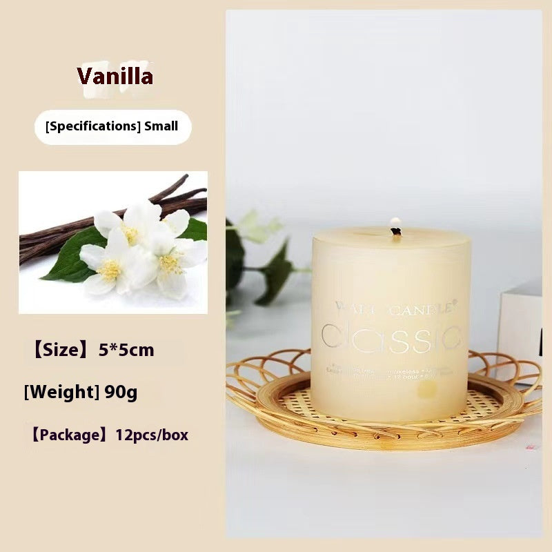 Cylindrical Color Aromatherapy Candle